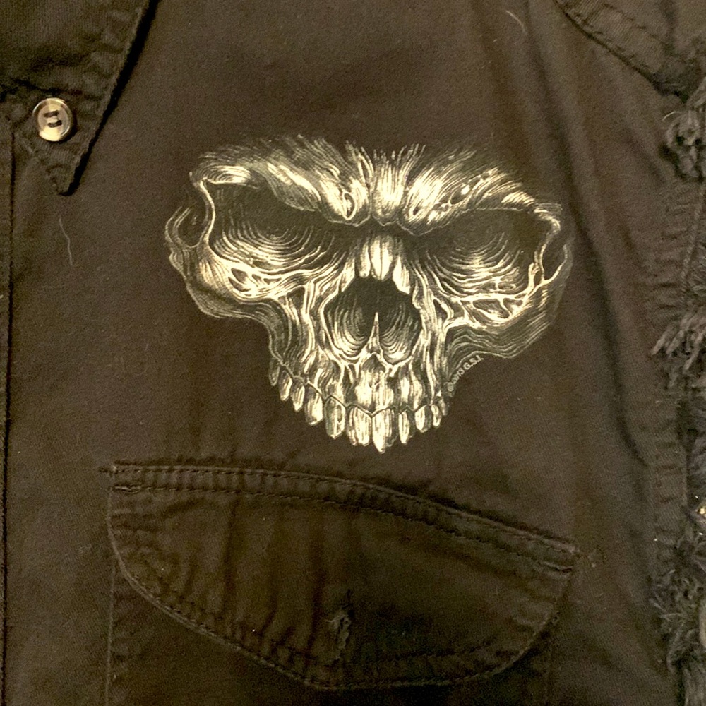 Hot Leather Mens Sleeveless - Picture 2 of 6